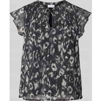 Jake*s Collection Bluse mit Allover-Print in Black, Größe 32 von Jake*s Collection