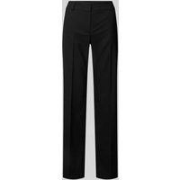 Jake*s Collection Bootcut Fit Stoffhose mit Bügelfalten in Black, Größe 34 von Jake*s Collection
