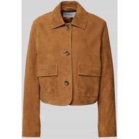 Jake*s Collection Lederjacke in Mittelbraun, Größe 36 von Jake*s Collection