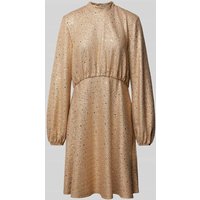 Jake*s Collection Knielanges Kleid mit Pailletten in Gold, Größe 40 von Jake*s Collection