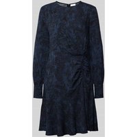 Jake*s Collection Knielanges Kleid mit Raffung in Dunkelblau, Größe 34 von Jake*s Collection
