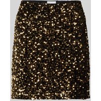Jake*s Collection Minirock mit Pailletten in Gold, Größe 36 von Jake*s Collection