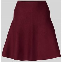 Jake*s Collection Minirock mit Strukturmuster in Aubergine, Größe XXL von Jake*s Collection
