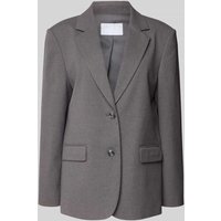 Jake*s Collection Regular Fit Blazer mit Pattentaschen in Dunkelgrau, Größe 32 von Jake*s Collection