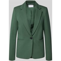 Jake*s Collection Regular Fit Blazer mit Reverskragen und Paspeltaschen in Dunkelgruen, Größe 34 von Jake*s Collection