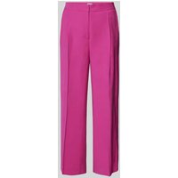 Jake*s Collection Regular Fit Stoffhose mit Bügelfalten in Pink, Größe 38 von Jake*s Collection