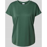 Jake*s Collection Regular Fit T-Shirt mit Rundhalsausschnitt in Dunkelgruen, Größe L von Jake*s Collection