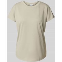 Jake*s Collection Regular Fit T-Shirt mit Rundhalsausschnitt in Kitt, Größe XXL von Jake*s Collection