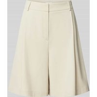 Jake*s Collection Relaxed Fit Shorts mit Bundfalten in Kitt, Größe 40 von Jake*s Collection