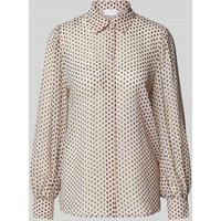 Jake*s Collection Slim Fit Bluse mit Manschetten in Rose, Größe 40 von Jake*s Collection