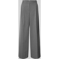 Jake*s Collection Stoffhose mit Bundfalten in Silber Melange, Größe 44 von Jake*s Collection