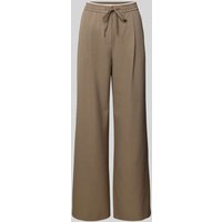 Jake*s Collection Stoffhose mit elastischem Bund und Tunnelzug in Mud, Größe 32 von Jake*s Collection