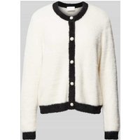 Jake*s Collection Strickpullover mit Rundhalsausschnitt in Offwhite, Größe 40 von Jake*s Collection