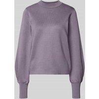 Jake*s Collection Strickpullover mit gerippten Abschlüssen in Lavender, Größe M von Jake*s Collection