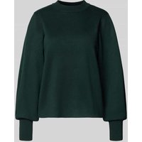 Jake*s Collection Strickpullover mit gerippten Abschlüssen in Smaragd, Größe XXL von Jake*s Collection