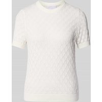 Jake*s Collection Strickpullover mit kurzärmeligem Design in Offwhite, Größe 44 von Jake*s Collection
