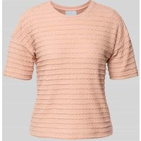 Jake*s Collection T-Shirt mit Rundhalsausschnitt in Lachs, Größe XXL von Jake*s Collection