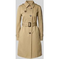 Jake*s Collection Trenchcoat mit Taillengürtel in Sand, Größe 36 von Jake*s Collection