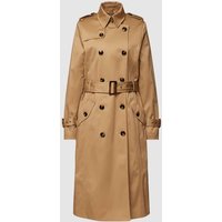 Jake*s Collection Trenchcoat mit doppelreihiger Knopfleiste in Schlamm, Größe 40 von Jake*s Collection