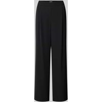 Jake*s Collection Wide Fit Stoffhose mit elastischem Bund in Black, Größe 42 von Jake*s Collection