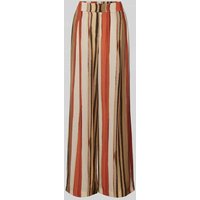 Jake*s Collection Wide Leg Stoffhose mit Eingrifftaschen in Terra, Größe 34 von Jake*s Collection