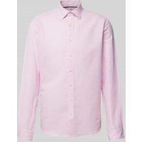 Jake*s Slim Fit Business-Hemd mit Kentkragen in Rose, Größe M von Jake*s