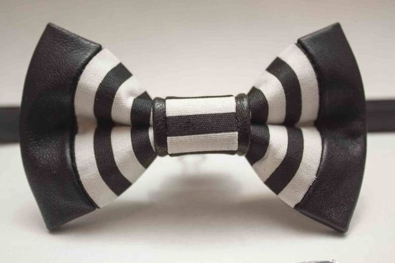 Gestreifte Leder-Fliege von JakeSimp