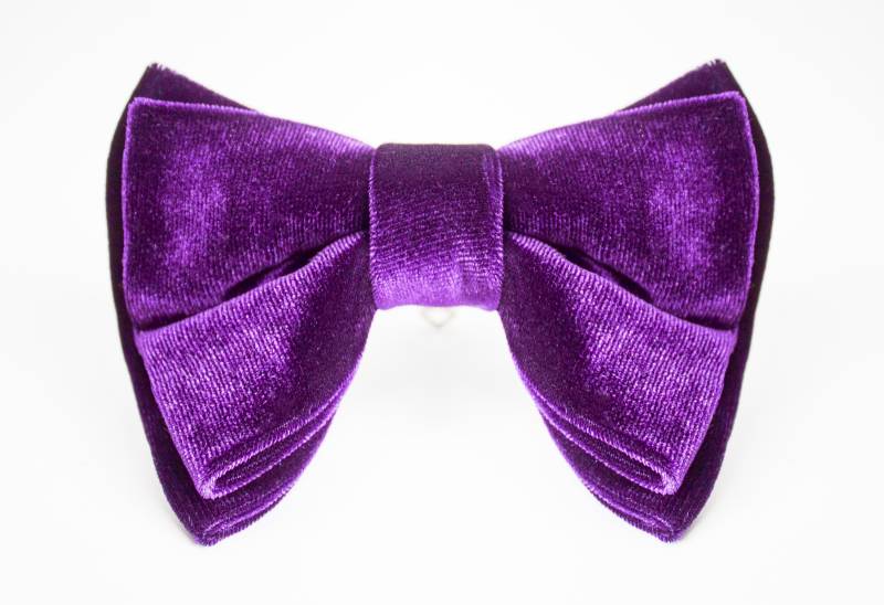 Lila Samt Fliege von JakeSimp