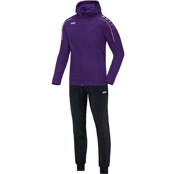 JAKO Damen Sportanzug Trainingsanzug Polyester Classico mit Kapuze JAKO Damen Sportanzug Trainingsanzug Polyester Classico mit Kapuze von Jako