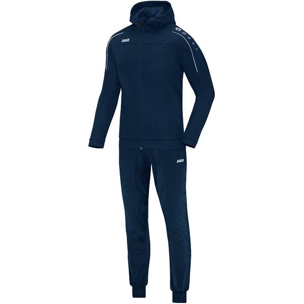 JAKO Damen Sportanzug Trainingsanzug Polyester Classico mit Kapuze JAKO Damen Sportanzug Trainingsanzug Polyester Classico mit Kapuze von Jako