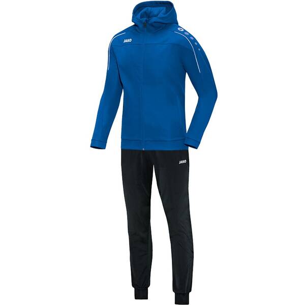 JAKO Damen Sportanzug Trainingsanzug Polyester Classico mit Kapuze JAKO Damen Sportanzug Trainingsanzug Polyester Classico mit Kapuze von Jako