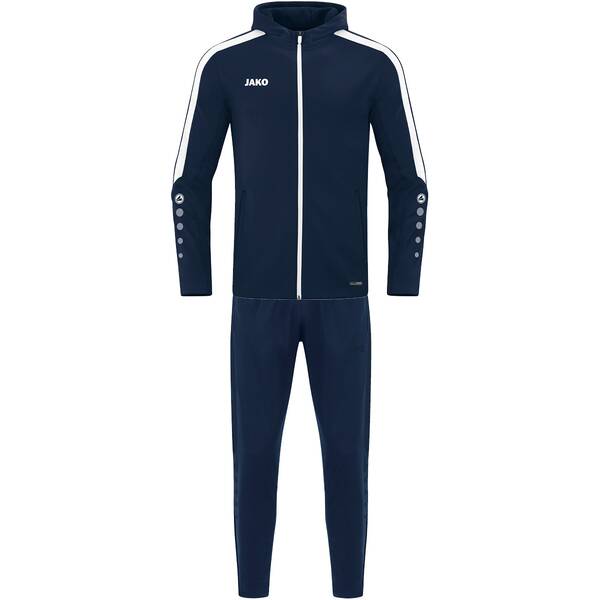 JAKO Damen Sportanzug Trainingsanzug Polyester Power mit Kapuze JAKO Damen Sportanzug Trainingsanzug Polyester Power mit Kapuze von Jako