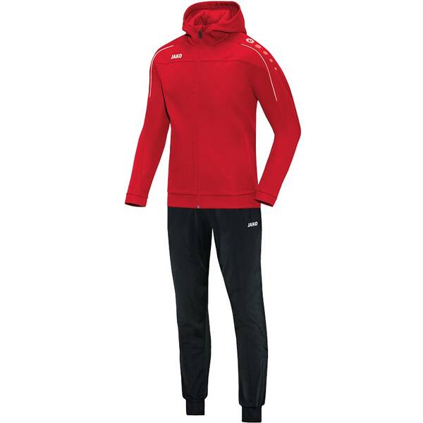 JAKO Herren Sportanzug Trainingsanzug Polyester Classico mit Kapuze JAKO Herren Sportanzug Trainingsanzug Polyester Classico mit Kapuze von Jako
