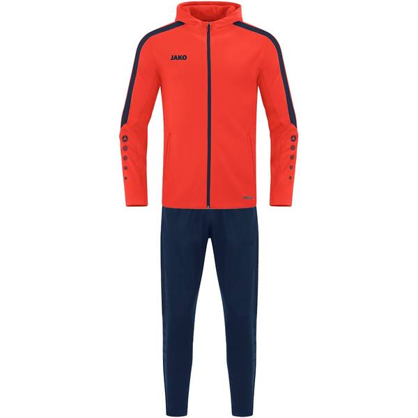 JAKO Kinder Sportanzug Trainingsanzug Polyester Power mit Kapuze von Jako