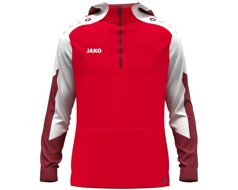 Jako Funktionsjacke Zip Hoodie Dynamic ROT/WEIß/DUNKELROT von Jako