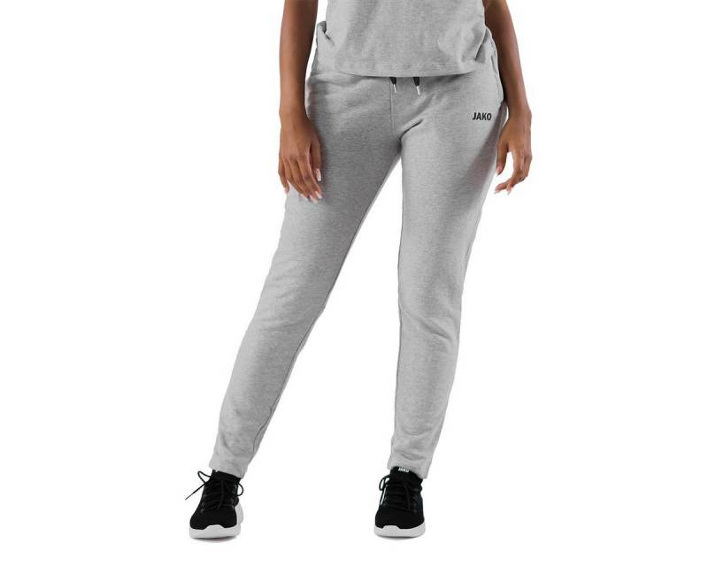 Jako Jogginghose (70% Baumwolle) Base lang hellgrau Damen von Jako
