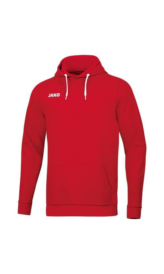 Jako Kapuzenpullover Hoodie Base (70% Bio-Baumwolle) rot Herren von Jako