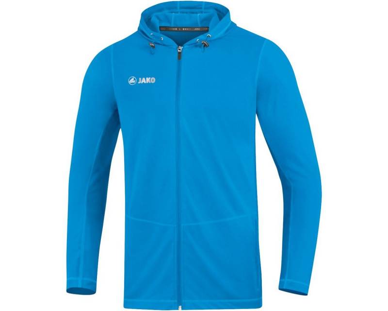 Jako Kapuzenpullover Laufjacke (Full-Zip Kapuzenjacke) Run 2.0 jakoblau Herren von Jako