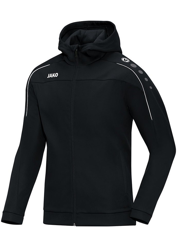 Jako Kapuzensweatjacke Kapuzenjacke Classico schwarz/grau/weiss von Jako