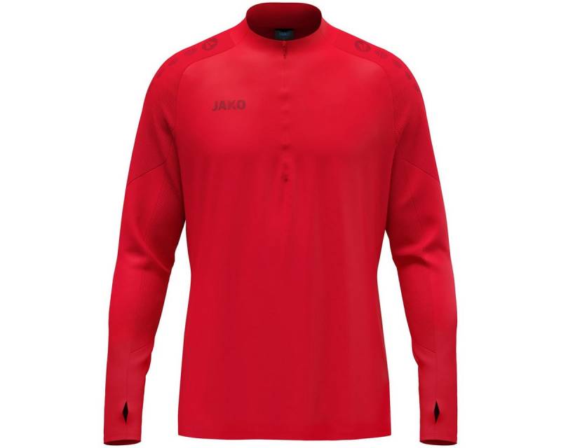 Jako Langarmshirt Ziptop Light Flow (Keep Dry, maximale Bewegungsfreiheit) rot Herren von Jako