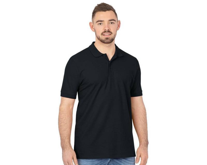 Jako Poloshirt Organic Pique (Bio-Baumwolle, 200g/m2) schwarz Herren von Jako