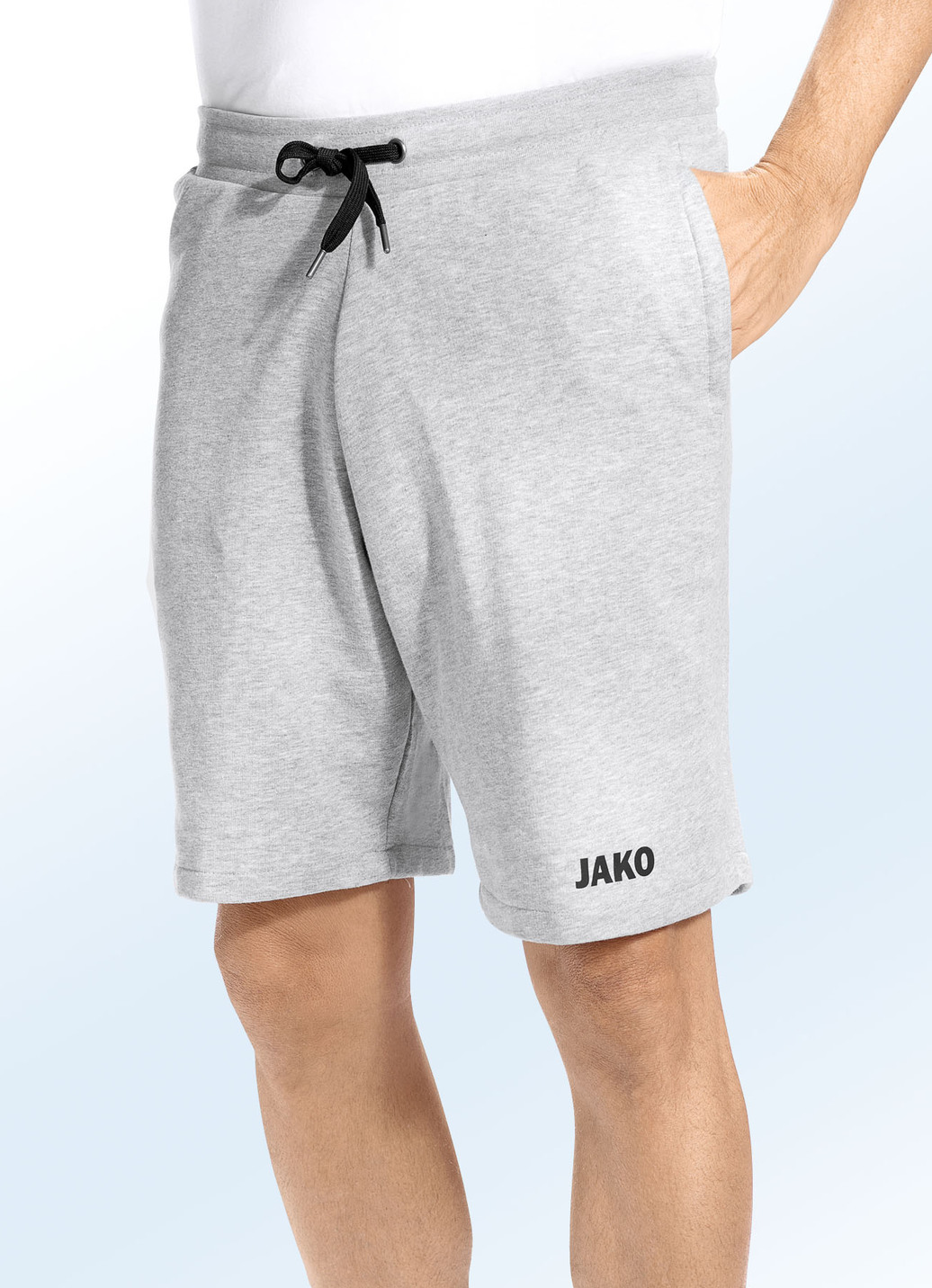 "Jako"-Shorts in 3 Farben, Hellgrau Meliert, Größe 4XL (62) von Jako