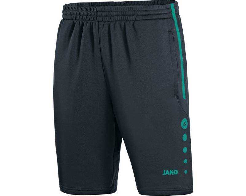 Jako Sporthose Short Active kurz anthrazit/türkis Herren von Jako