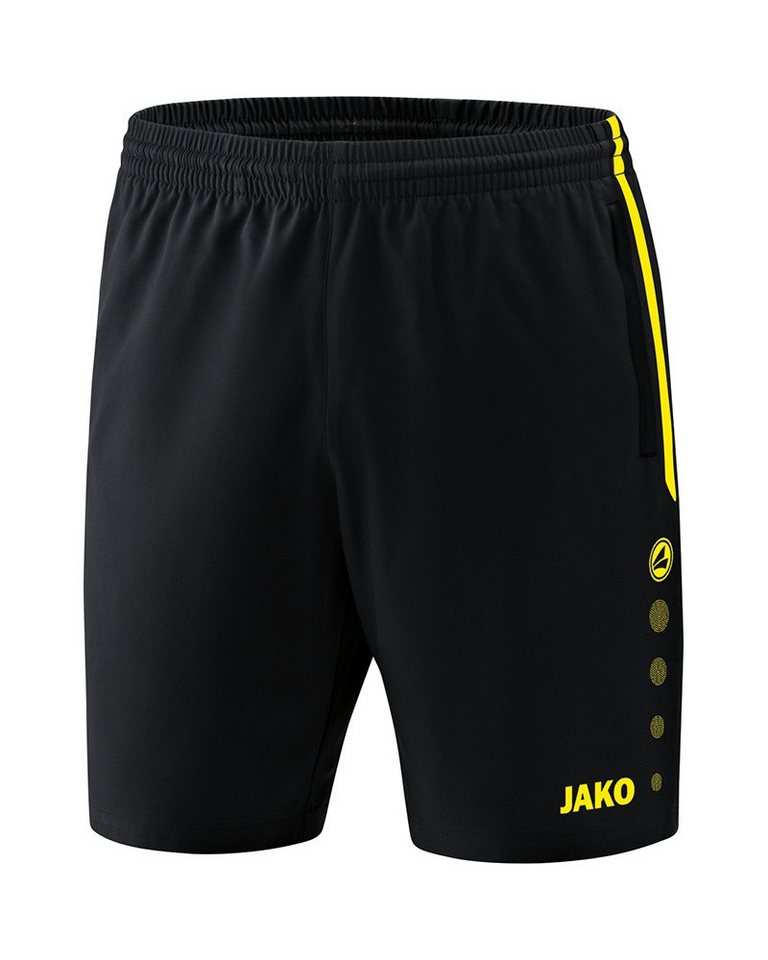Jako Sporthose Short Competition 2.0 kurz schwarz/neongelb Jungen von Jako