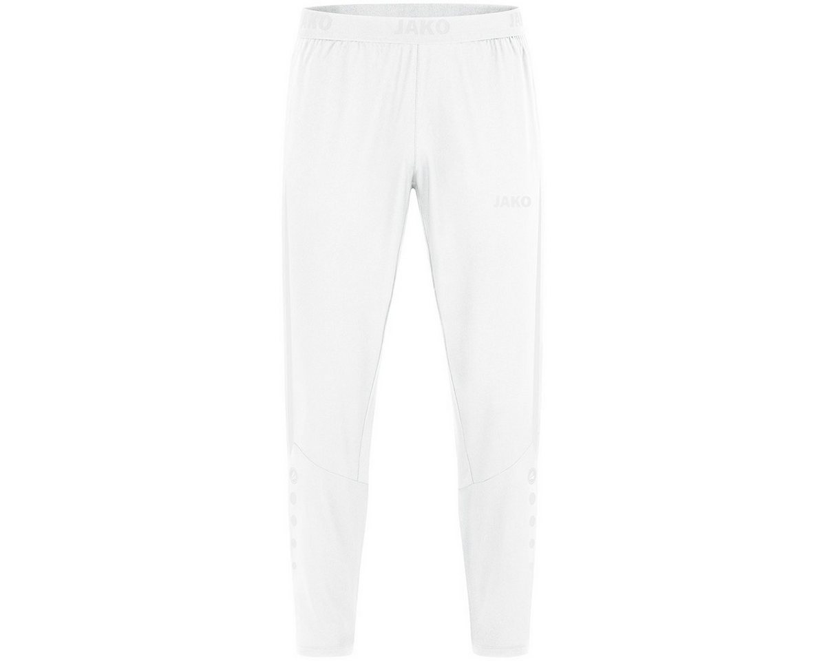Jako Sporthose Sport-Freizeithose Power (Stretch-Micro-Twill) lang weiss Herren von Jako