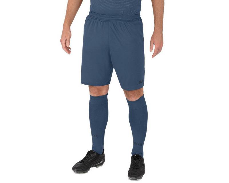 Jako Sporthose World (Polyester-Interlock, ohne Innenslip) kurz stahlblau Herren von Jako