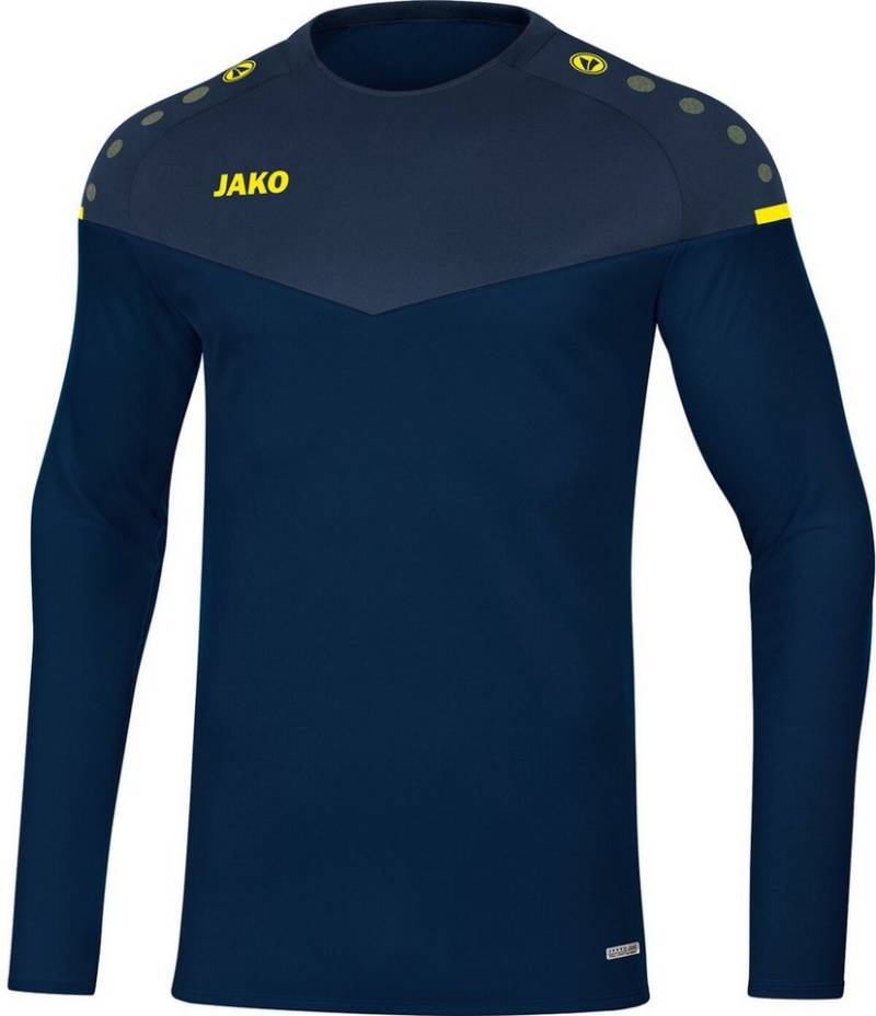 Jako Sweatshirt Sweat Champ 2.0 - Herren Langarmshirt - marine/darkblue/neongelb von Jako