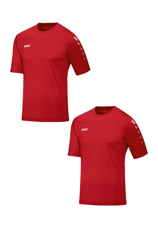 Jako T-Shirt Trikot 2er-Set Kurzarm Rundhals Moderne Uni-Optik Trikot Team Kurzarm von OTTO