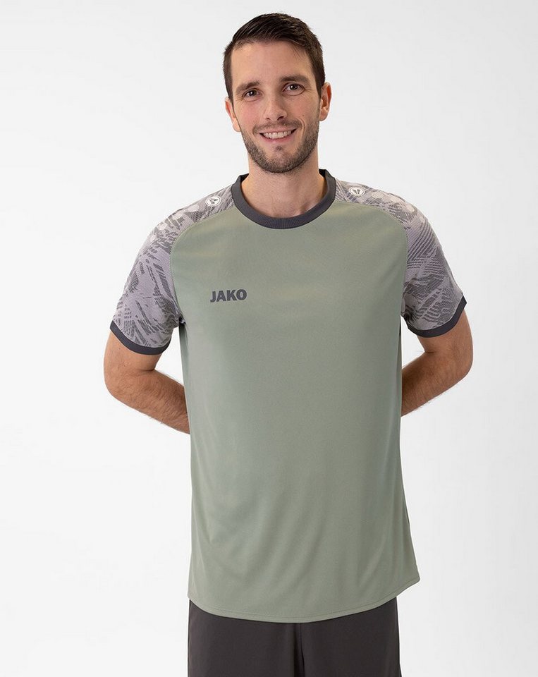 Jako T-Shirt Trikot Iconic (Polyester-Interlock) mintgrün/grau Herren von Jako