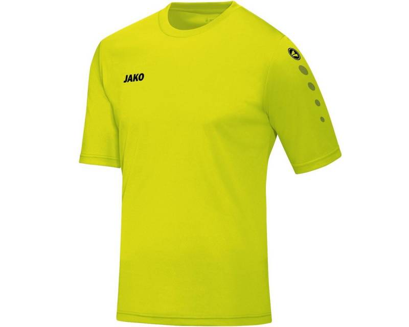 Jako T-Shirt Trikot Team Kurzarm (100% Polyester) limegrün Jungen von Jako